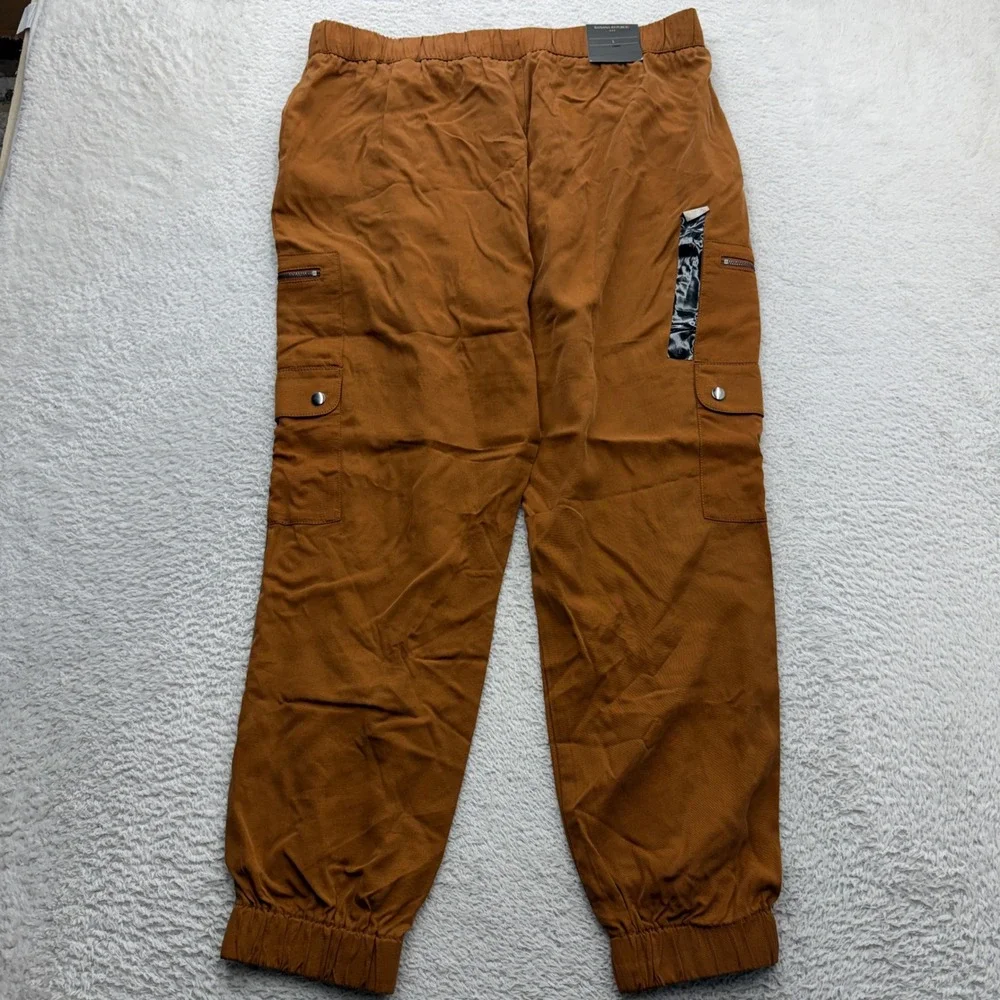 Banana Republic Men Brown Lyocell Cargo Jogger Pants Size L 536089-07-1